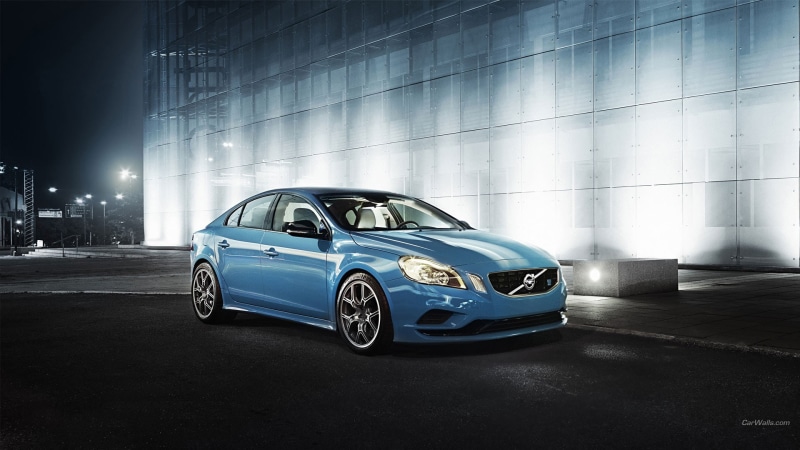 blue cars, Polestar Racing, 1080P, Volvo S60, Swedish cars, car, saloon cars