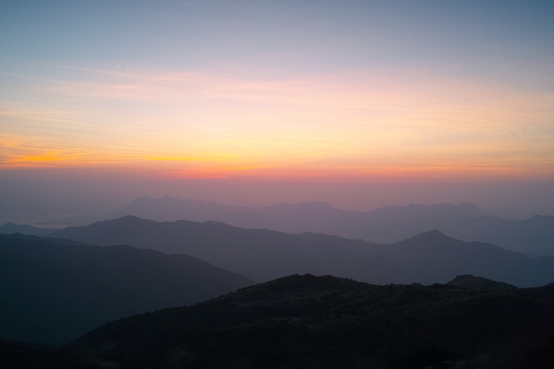 sunrise - Dawn, mountain Peak, dawn, scenics, sigma, twilight, sunrise, 日出, mountain, sky, hills, merrill, hill, morning, 8K, prime, hongkong, dp1, landscape