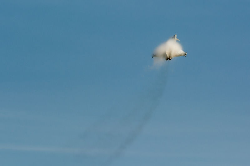sonic booms, military, airshows, airplane, Eurofighter Typhoon, 4K