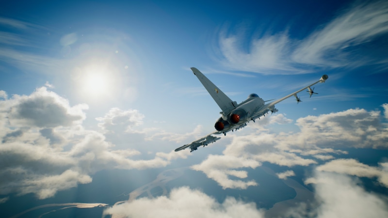 military aircraft, 4K, Eurofighter Typhoon, Ace Combat 7