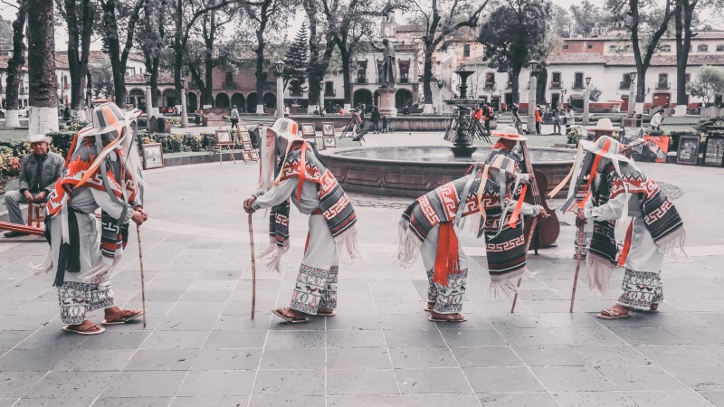 built structure, tradition, sony alpha, lifestyles, building exterior, winter, cold temperature, michoacan, people, latin america, land vehicle, mexican culture