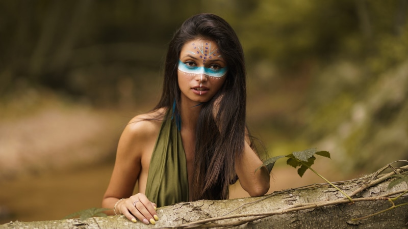 nature, women outdoors, lifestyles, one person, fashion, looking at camera, beauty, day, beautiful woman, hairstyle, women, David Mas, young adult, 1080P