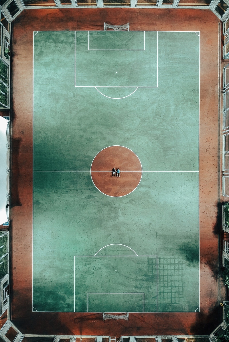 abstract, lying down, urban, aerial view, street, backgrounds, old, drone view, arielportrait, brown, pitch, sports, couple, people, football, illustration