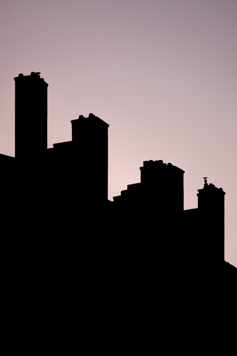 iphone, lock screen background, nature, outdoors, sunlight, chimneys, buildings, architecture, android, history, low angle view, copy space