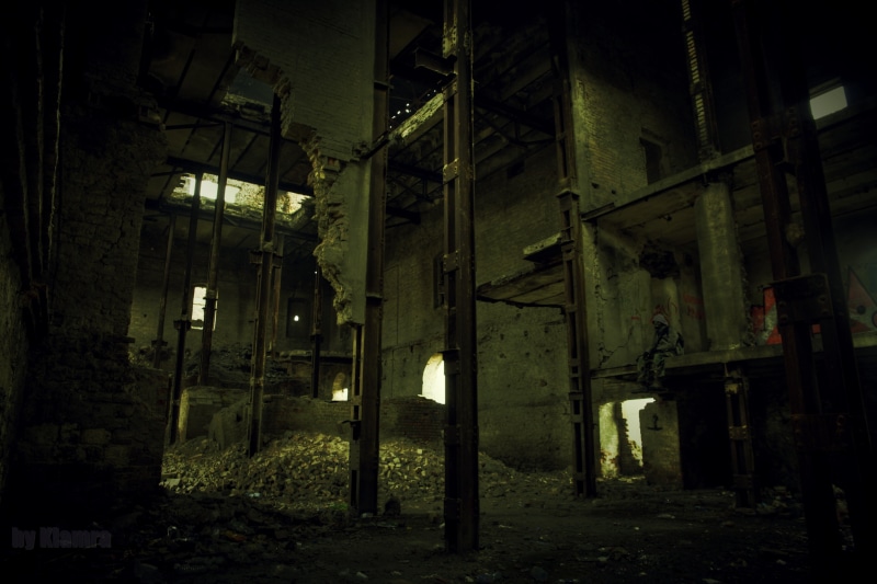 outdoors, urbex, 4K, abandoned, no people, metal, lighting equipment, gas masks, postapokalypse, night, building, damaged, run-down, ruined, architecture