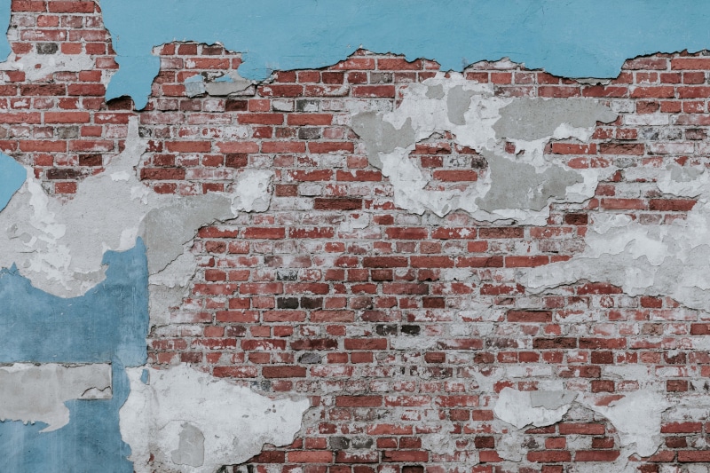 brown, exterior, ruined, peeling, day, decline, dirty, old, outdoors, wall - building feature, city, texture, no people, street, weathered, full frame