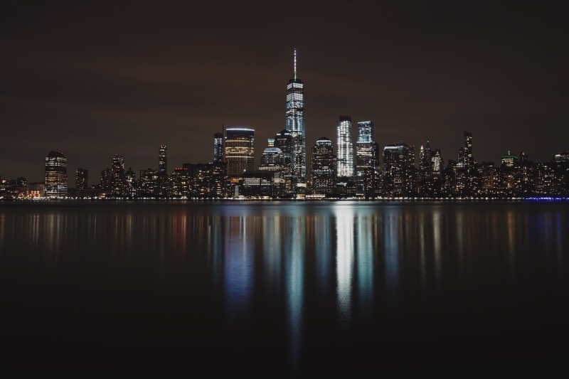 building, urban skyline, 5K, office building exterior, city, architecture, reflection, built structure, skyscraper, panoramic, cityscape, residential district