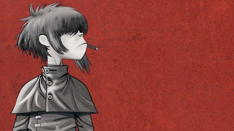 anime, 1080P, Gorillaz, Jamie Hewlett, music, Noodle