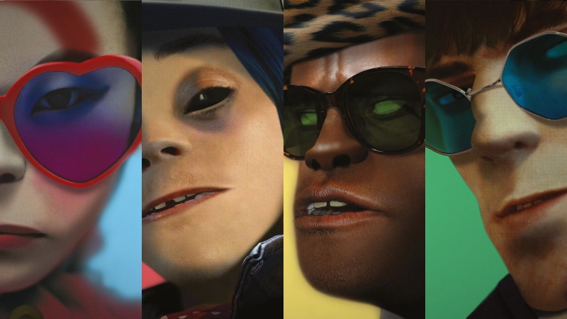 Russel, musician, music, Gorillaz, 1080P, Murdoc, 2D, Humanz, Noodle