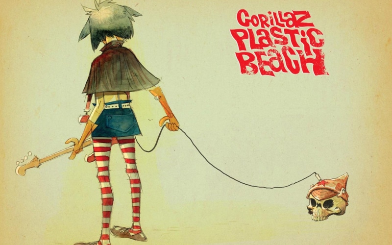music, 1920x1200, 1080P, beach, cartoon, movie, gorillaz, plastic