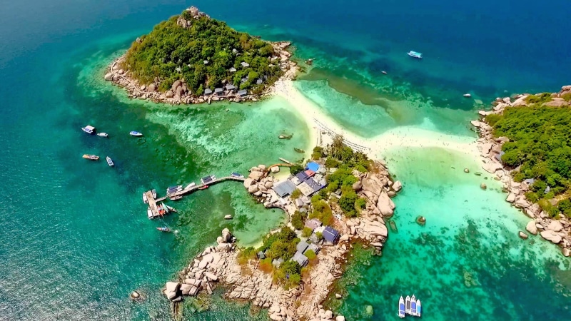 thailand, tao, island, koh, air, 1080P, hd, desktop, view