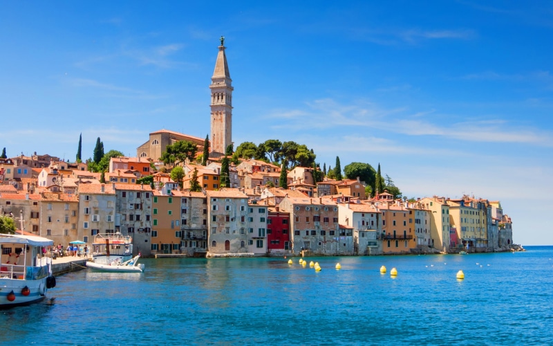 postcard, 1080P, town, foto, old, croatia, rovinj