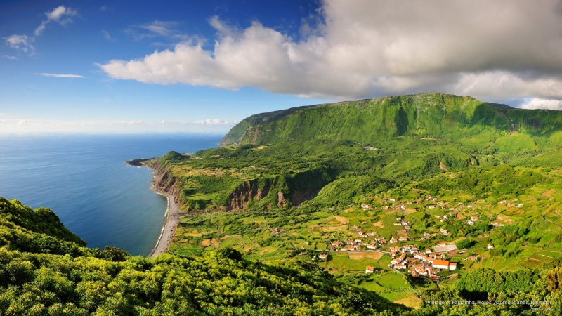 Europe, azores, fajazinha, flores, 2K, villiage, islands, portugal
