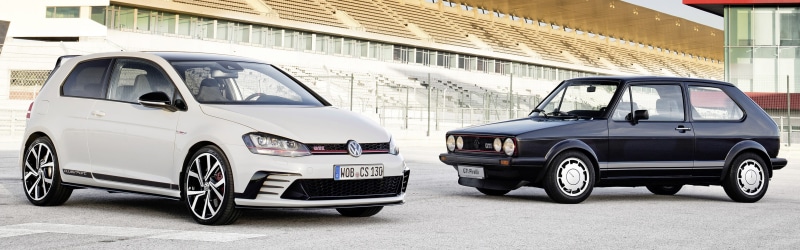 vehicle, warehouse, motor vehicle, stationary, architecture, no people, 2K, day, mode of transportation, building, Volkswagen Golf GTI, white color, car