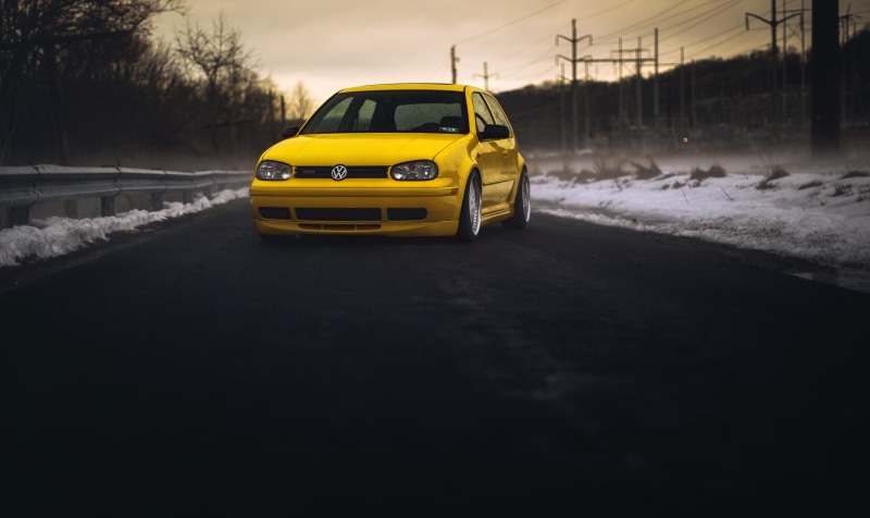 yellow, GTI, 5K, before, Volkswagen, Golf, MK4
