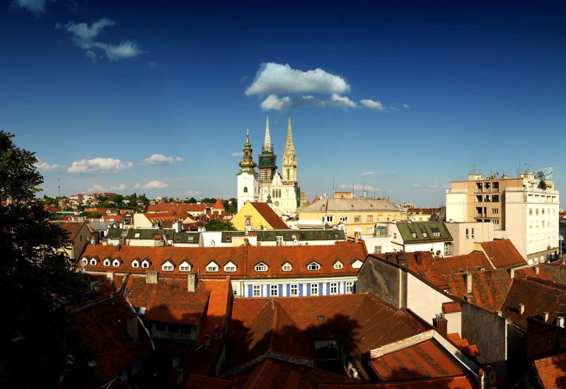 center, Capital, nature, historic, residential district, white, historical, landmark, Zagreb, tourism, destination, place of worship, travel, Croatia, no people