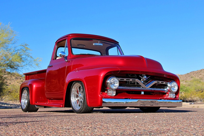 Vehicles, 1080P, Hot Rod, 1955 Ford F-100, Pickup