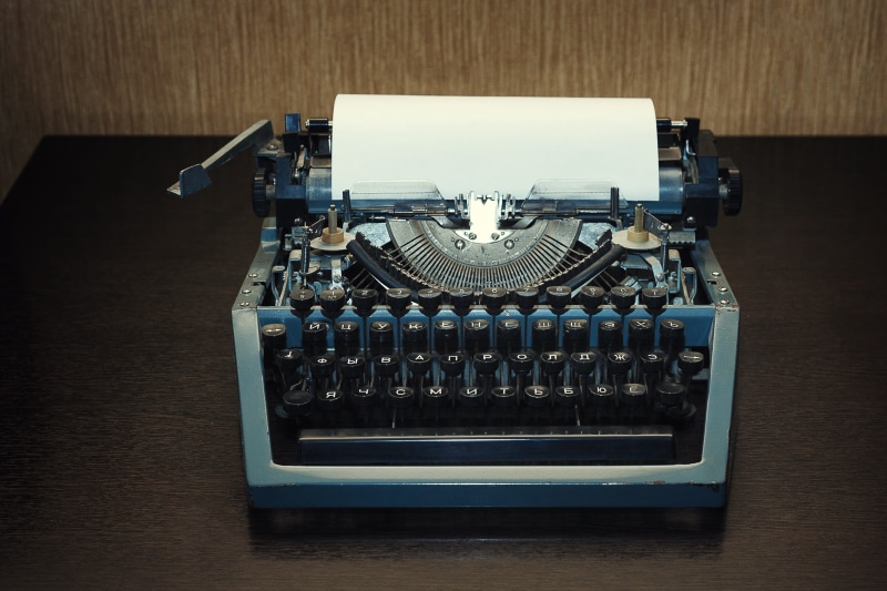 close-up, indoors, the text of the, machinery, technology, type, wood - material, typewriter, no people, retro styled, high angle view, office, analog