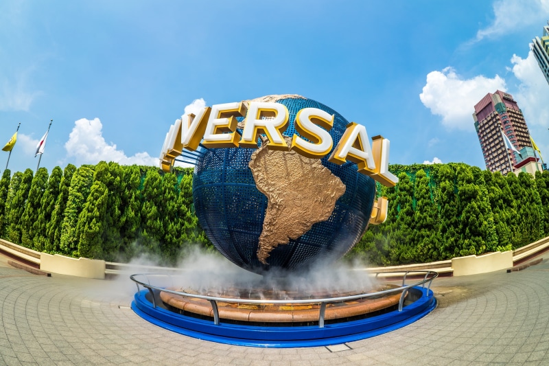 basket, entrance, food and drink, outdoors, statue, sky, 2K, communication, usj, universal studios japan, sport, travel destinations, food, blue, cloud - sky