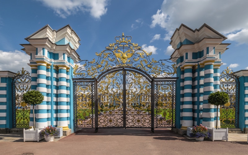 entrance, 4K, gate, catherine, palace