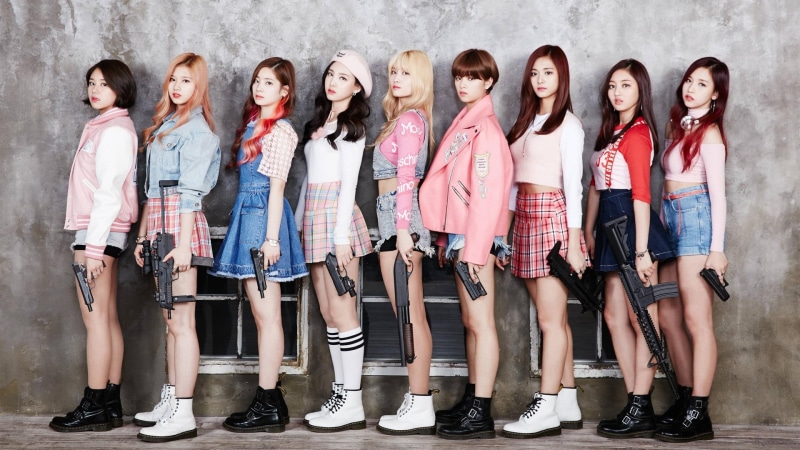 Music, Girls, Guns, Kpop, 1080P, Twice