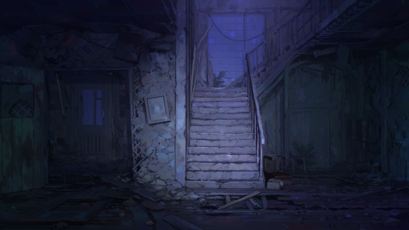 house, building, damaged, obsolete, abandoned, demolished, ruined, run-down, dirty, built structure, broken, tiles, deterioration, Everlasting Summer, old