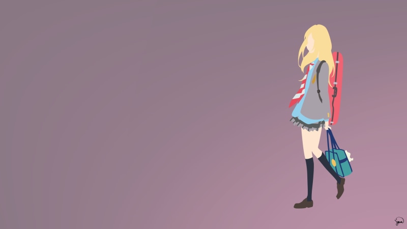 1080P, Miyazono Kaori, anime girls, Shigatsu wa Kimi no Uso