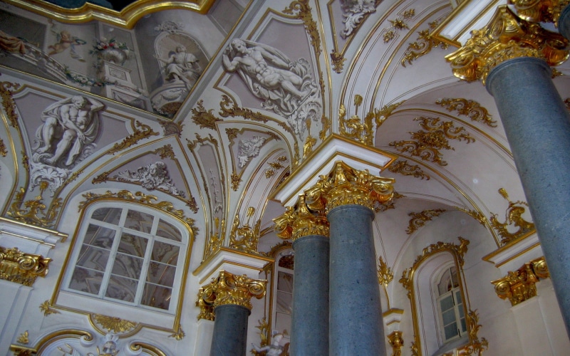 staircase, main, spirituality, built structure, building exterior, interior, st, petersburg, mural, place of worship, architecture, ornate, religion, floral pattern