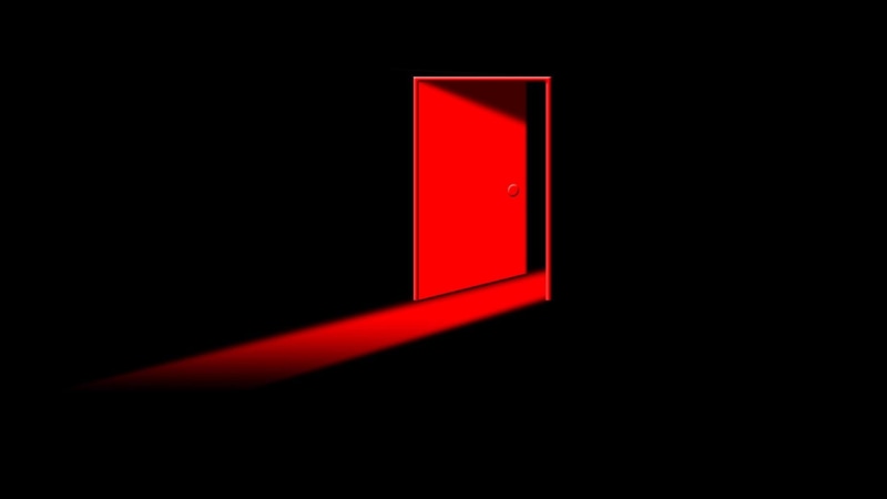 copy space, 1080P, wall - building feature, illuminated, communication, shadow, red, technology, light - natural phenomenon, sign, dark, entrance, black background