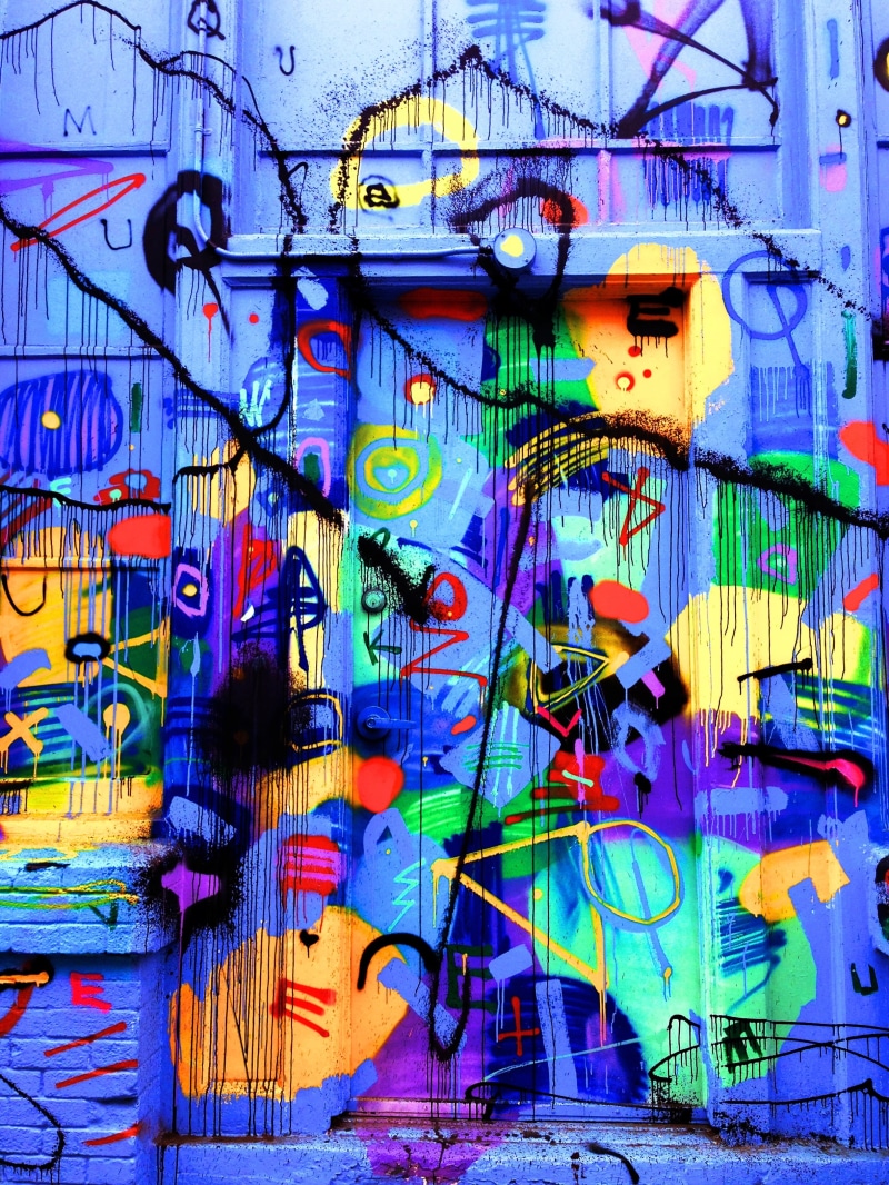 blue, colorful, art, no people, multi colored, art and craft, street art, vitality, architecture, bright, outdoors, vibrant color, arts culture and entertainment