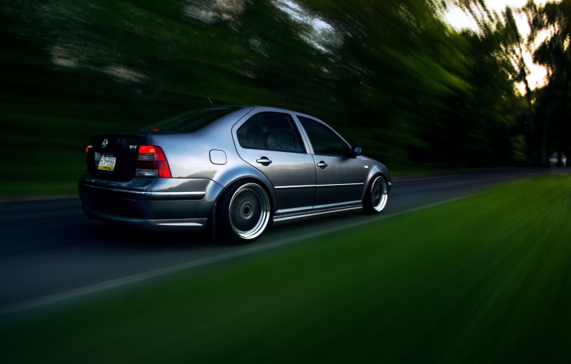 motion, shiny, grey, plant, black Color, traffic, new, gray, power, technology, luxury, mode of Transport, engine, road, green color, nature, drive, Volkswagen