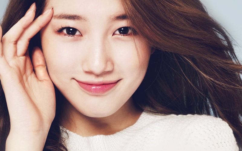 human face, headshot, kpop, front view, adult, suzy, women, girl, 4K, looking at camera, bae, redhead, miss, beautiful woman, long hair, young adult, brown hair