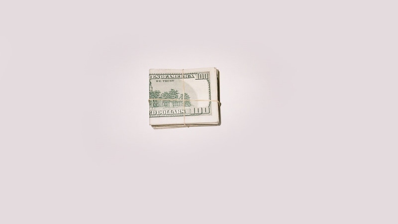 minimalism, 1600x900, dollars, simple background, simple, background, 720P, money