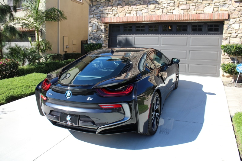 land vehicle, Bmw, sport, building, ev, stationary, sunlight, Car, house, parked, hybrid, front, electric, motor vehicle, back light, sports car, built structure
