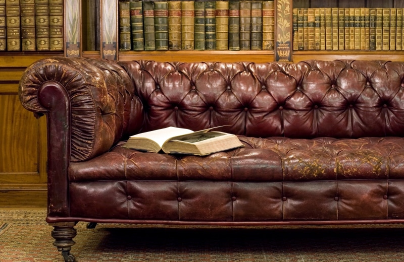 decoration, style, luxury, brown, gold colored, indoors, seat, relaxation, books, armchair, retro Styled, cozy, leather, elegance, high society, couch
