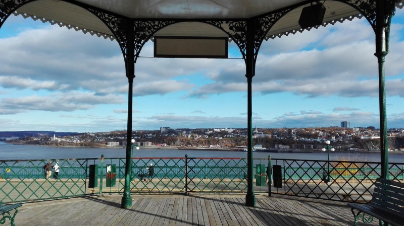 travel destinations, Québec, frontenac, water, beauty in nature, saint laurent, railing, Quebec, Canada, tourism, 1080P, landscape, bridge, connection