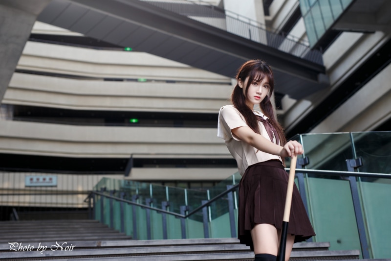standing, railing, beauty, young adult, 5K, looking at camera, steps and staircases, front view, architecture, real people, beautiful woman, women, lifestyles