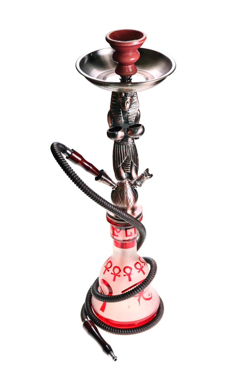 text, relax, smoke, coffee cup, egyptian, red, tobacco, persian, white, indoors, antique, still life, hookah, human representation, relaxation, close-up