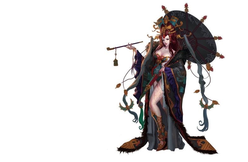 anime girls, anime, fantasy art, pipe, tobacco pipe, girls, tobacco, art, 1080P, redhead, fantasy