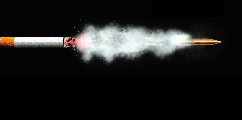 copy space, close-up, sign, smoke - physical structure, death, dark, Cigar, ammunition, smoking, impact, no people, exploding, 1080P, speed, single object