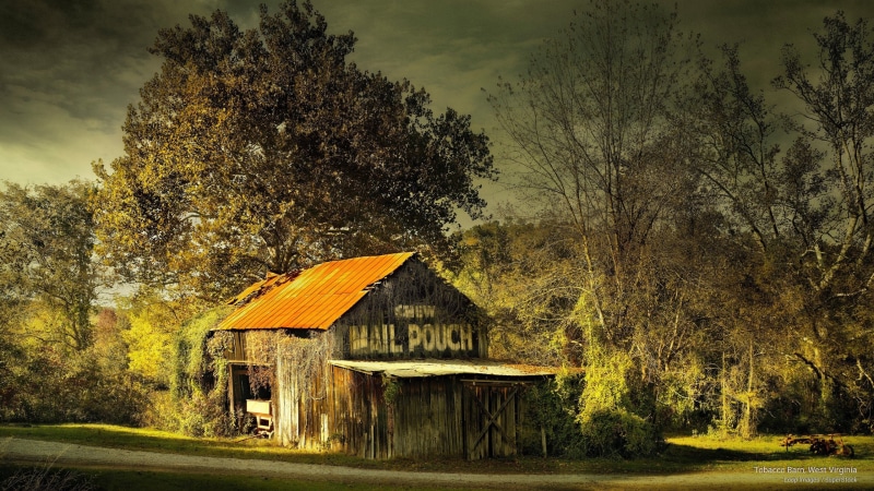 tobacco, barn, Architecture, 2K, virginia, west