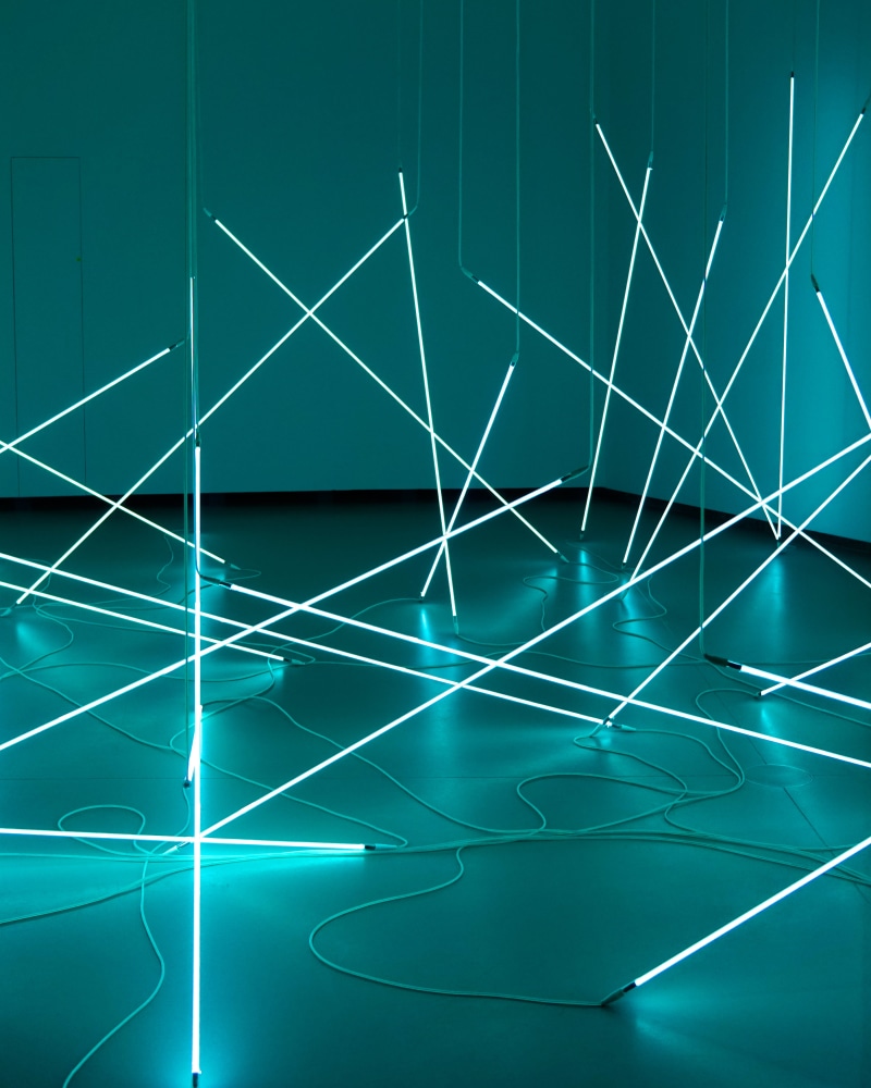 modern, metal, dim, teal, connection, 4K, computer Graphic, communication, art installation, ray of light, internet, design, night photography, white