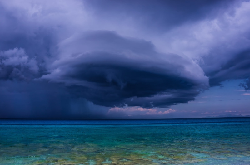 no people, water, nature, ocean, greece, foreboding, lefkada, beauty in nature, 2K, storm, sky, dramatic sky, sea, ominous, immense, storm cloud, cloud