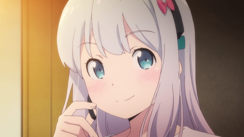 women, front view, close-up, creativity, body part, human face, headshot, young adult, studio shot, Izumi Sagiri, Eromanga-sensei, representation, indoors