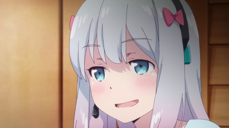 creativity, representation, craft, transparent, wall - building feature, Izumi Sagiri, Eromanga-sensei, close-up, pink color, female likeness, no people