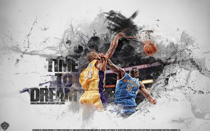 lifestyles, leisure activity, monster dunk, playoffs, adult, 1st round, full length, Okafor, Kobe, time, outdoors, Lakers vs. Hornets, architecture, Kobe Bryant