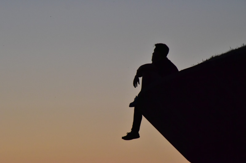 cornell, thinking, be quiet, holding, looking, communication, men, activity, americans was, united states, copy space, clear sky, nature, man, black and white