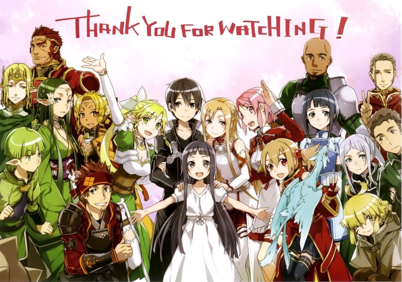 1080P, Sakuya (Sword Art Online), Recon (Sword Art Online), Asuna Yuuki, Pina (Sword Art Online), Sword Art Online, Heathcliff (Sword Art Online), Silica (Sword Art Online)