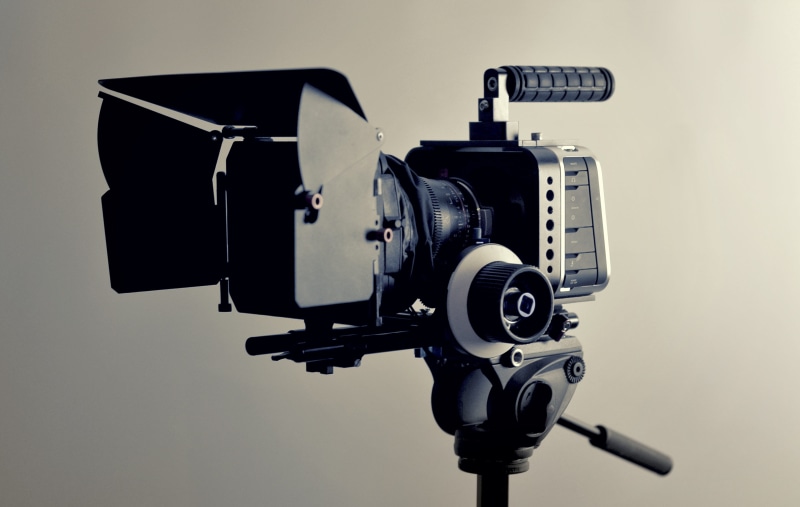 movie camera, stand, Video, production, filming, close-up, behind the scenes, single object, Cinema, closeup, 2K, Filmmaking, photography themes, film industry