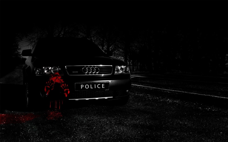 2K, audi a6, audi, car, police